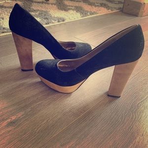 Black heels